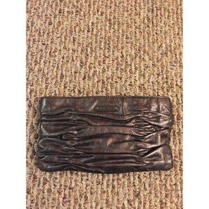 Authentic Michael Kors Leather Clutch Shoulder Bag